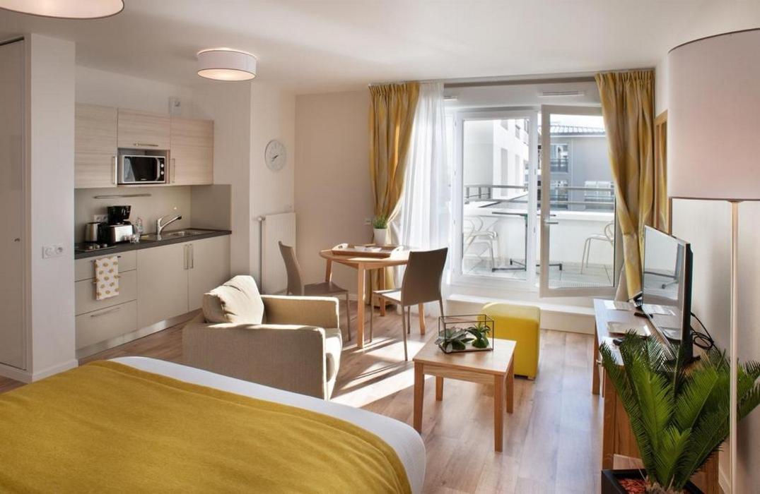 Aparthotel Domitys Les Mosaiques Rouen Esterno foto